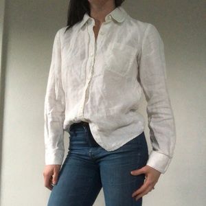 100% Linen Button Down Top
